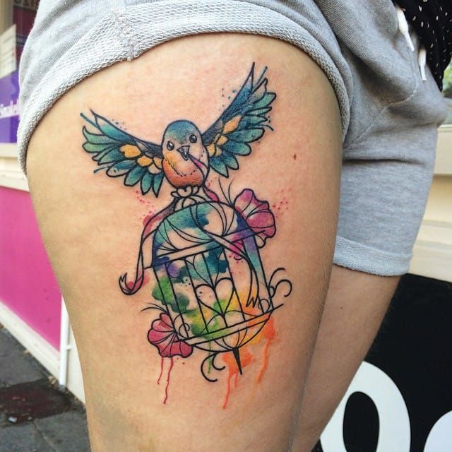 16 Open-Minded Birdcage Tattoos • Tattoodo