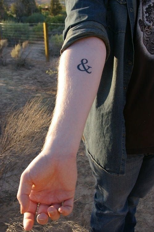 An ampersand says it all, while still having more to say.