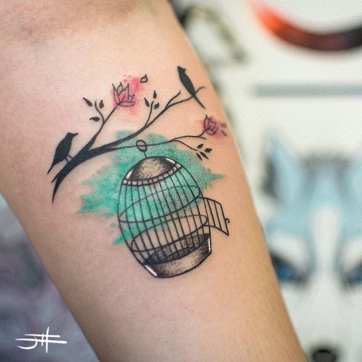 Bird in a cage tattoo meaning