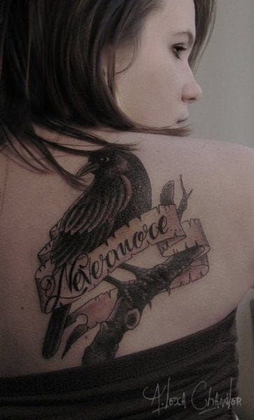 Of course, The Raven - Edgar Allan Poe.