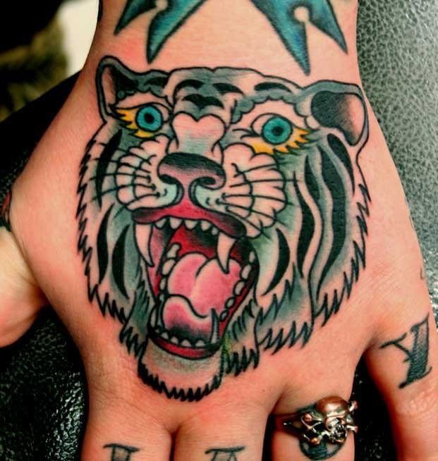 Aggregate 75 tiger hand tattoo best  thtantai2