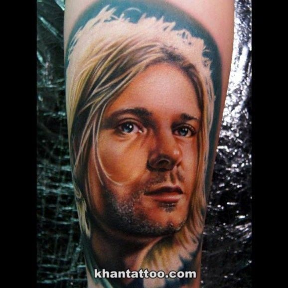 Kurt Cobain by Khan … Gorgeous.