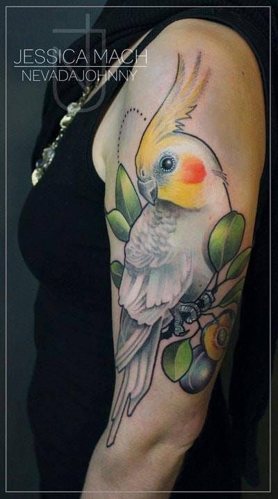 cockatiel tattoo