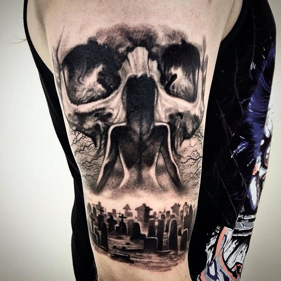 19 Tatuagens Para Quem Tem Fascinação Pela Morte E Cemitérios Tattoodo