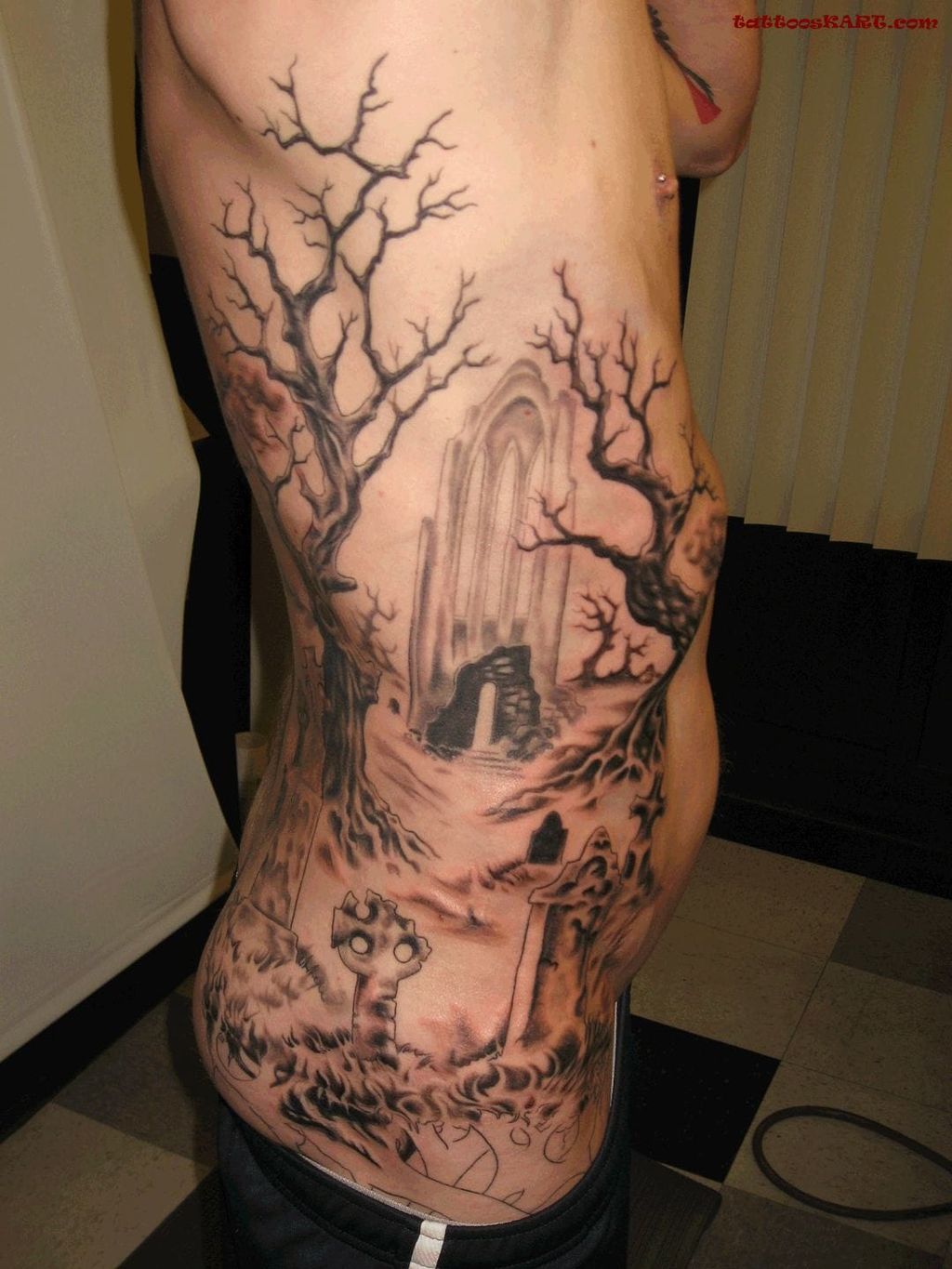 Tatuagem em andamento