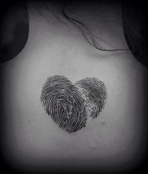 fingerprint tree tattoo