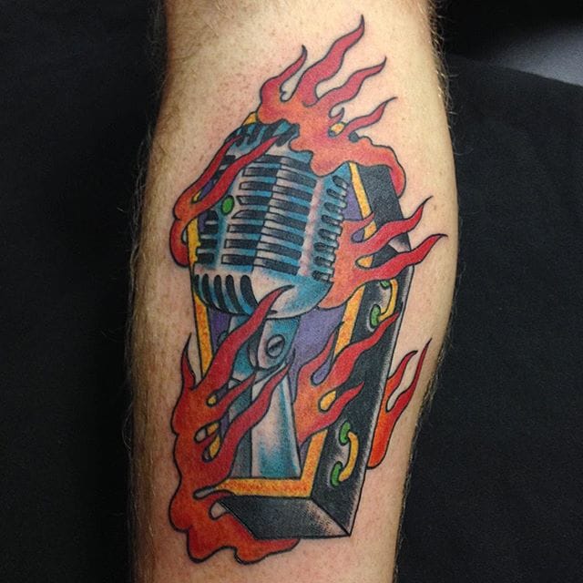 16 Rockabilly Microphone Tattoos • Tattoodo 16 Rockabilly Microphone Tattoos • Tattoodo
