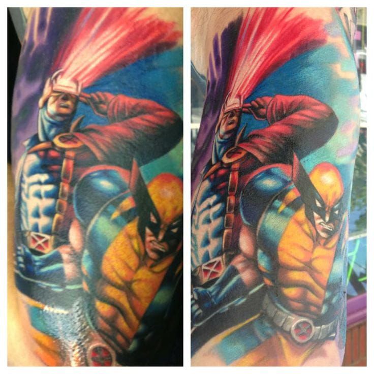 ALEX ROSS Wolverine tattoo by Dreekzilla on DeviantArt