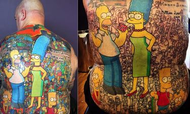 The Guy With Over 200 Simpsons Tattoos