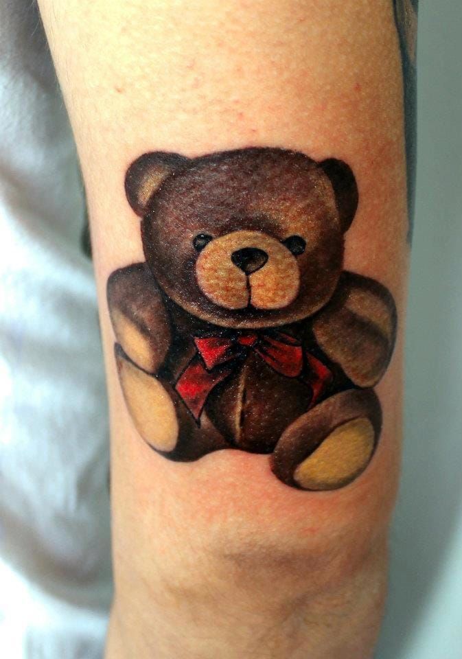 Share more than 67 small teddy bear tattoo  thtantai2