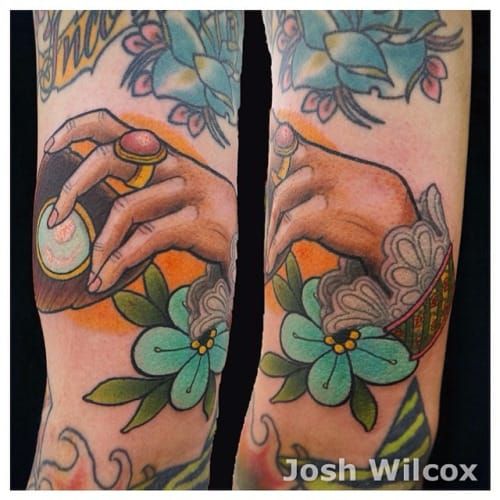 Neo-Trad Tattoo by Josh Wilcox