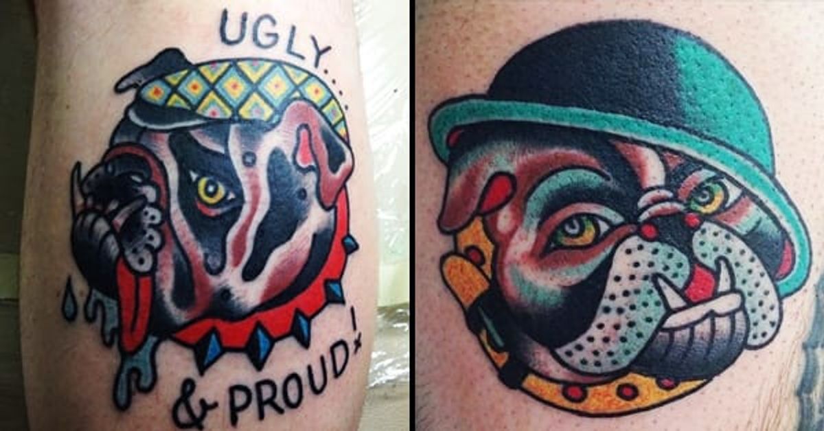 20 Solid Old School Bulldog Tattoos • Tattoodo 20 Solid Old School Bulldog Tattoos • Tattoodo
