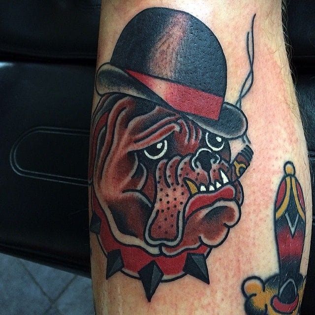 american bulldog tattoo designs  Google Search  Dog tattoos Tattoos  Bull tattoos