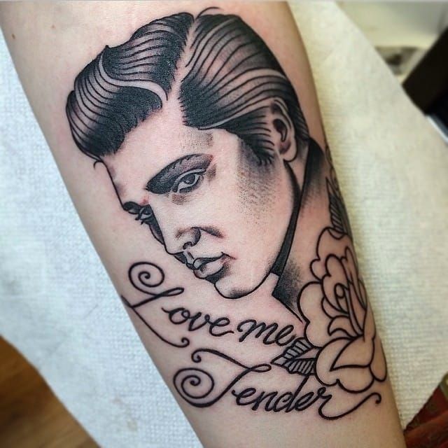 60 Elvis Presley Tattoos For Men  King Of Rock And Roll Design Ideas  Elvis  tattoo Tattoos for guys Portrait tattoo sleeve