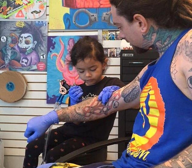 Child becomes tattoo artist at just 12yearsold  The Independent  The  Independent