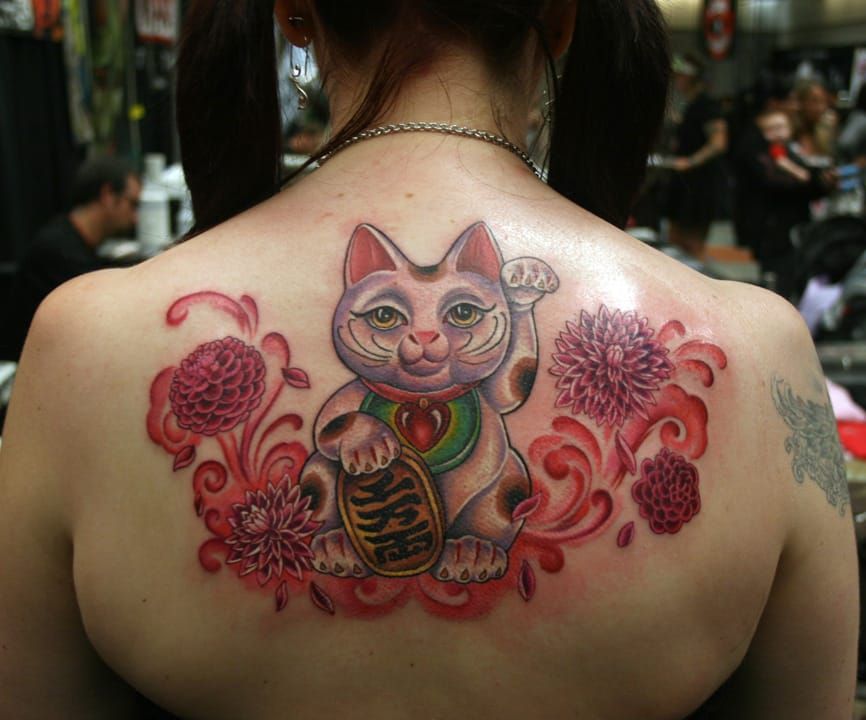 15 PurrrFect Lucky Cat Tattoos  Tattoodo