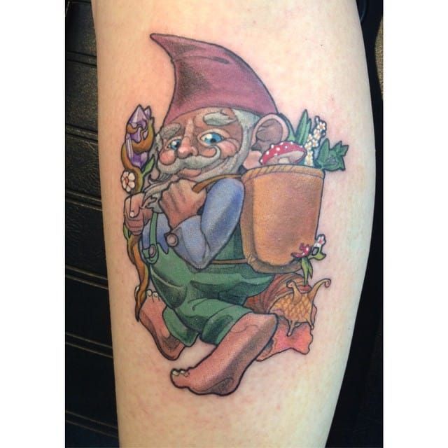 Tattoos by Katelyn Crane  Tattoos  Original Art  Garden Gnome