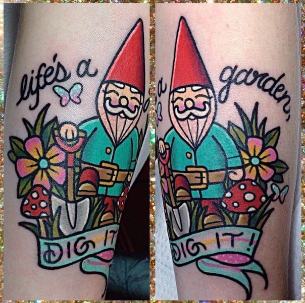 60 Gnome Tattoo Designs For Men  Folklore Ink Ideas  Teacup tattoo Tattoo  designs men German tattoo