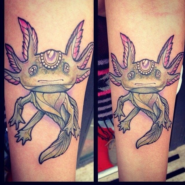 small axolotl tattooTikTok Search