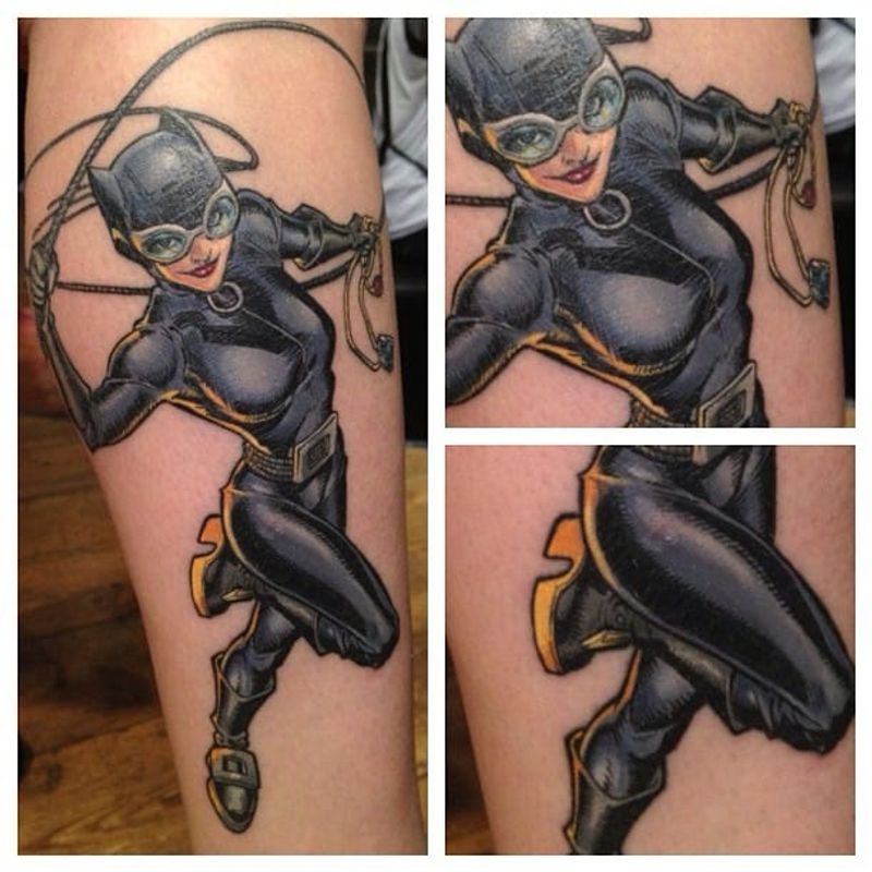 15 Feline Catwoman Tattoos • Tattoodo