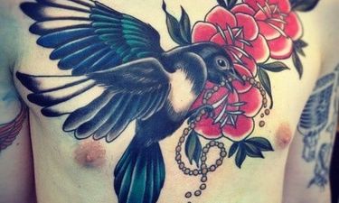 11 Tasteful Magpie Tattoos