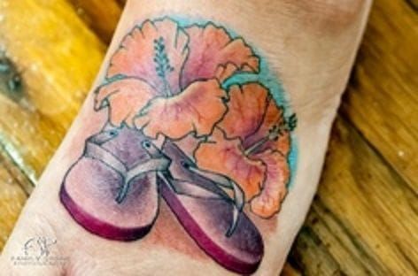 Top 127+ flip flop tattoo images super hot - tnbvietnam.edu.vn