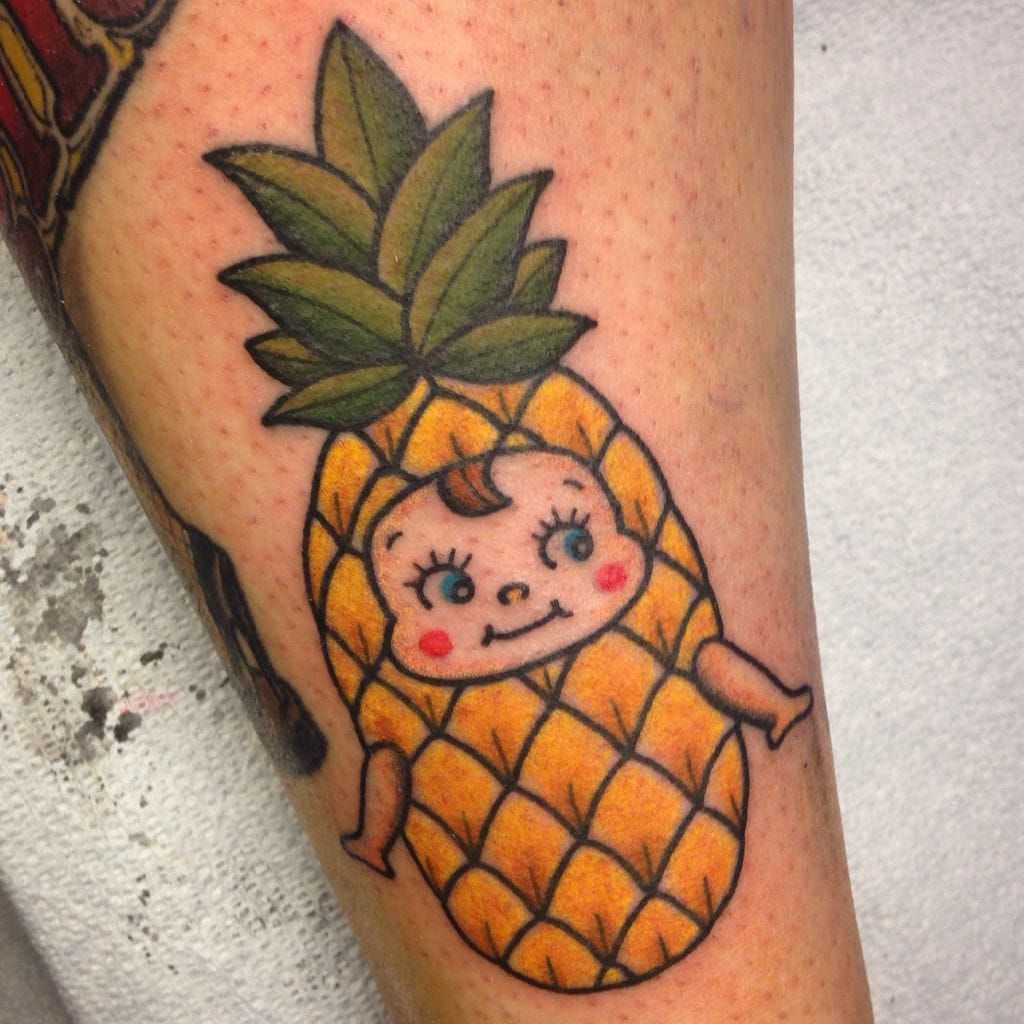 Pineapple Kewpie Tattoo.