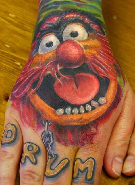 Animal from Muppets tattoo by Jesse Rix  Post 15051