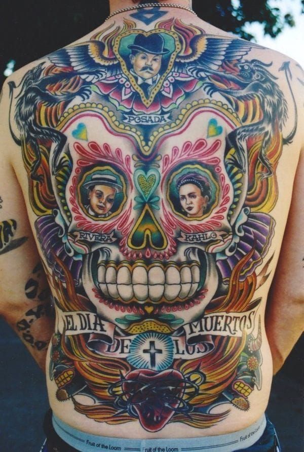 18 Alive  Kicking Day Of The Dead Tattoos  Tattoodo
