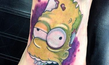 10 Crazy Bart Simpson Tattoos • Tattoodo