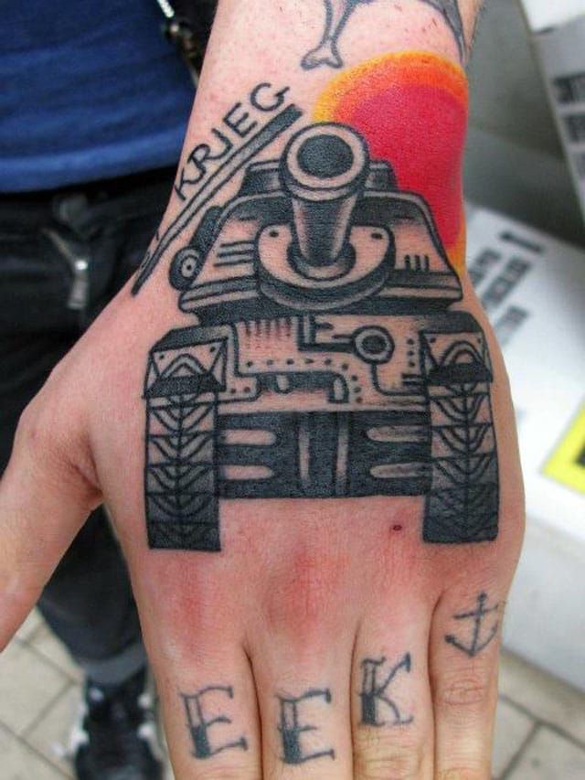 60 Tank Tattoos For Men  Armored Vehicle Ink Ideas