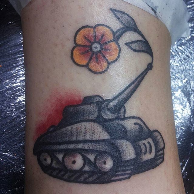 12 Tough Tank Tattoos • Tattoodo
