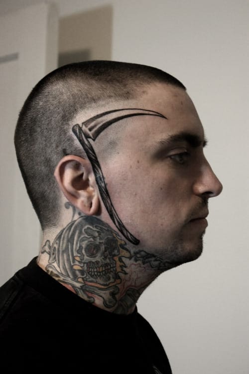 25 Sweet Side Face Tattoos • Tattoodo