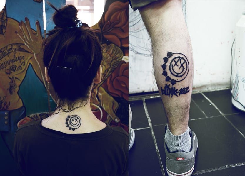 All the blink182 Tattoos  Tattoo Ideas Artists and Models
