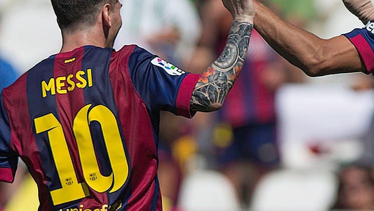 PIX Messi tattoos a huge hit in Argentina  Rediffcom