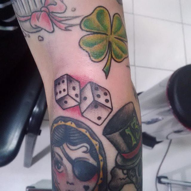 Dice Tattoo Filler by Charley Bastida