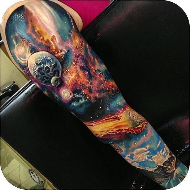 Space Tattoo by Roman Abrego