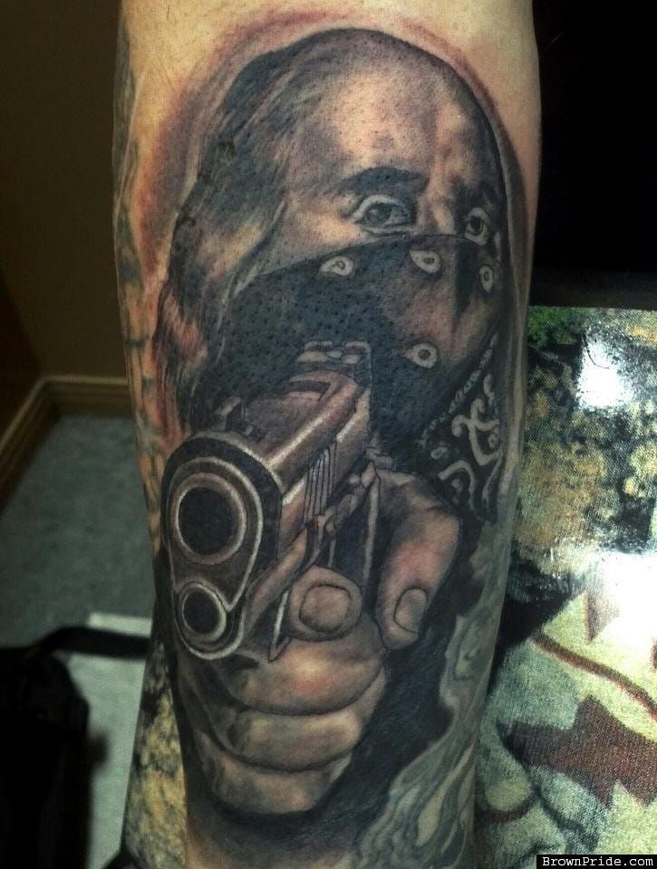 Benjamin franklin tattoo portrait alexei mikhailov tattoo artist  Half  sleeve tattoos forearm Leg tattoos Tattoo sleeve men