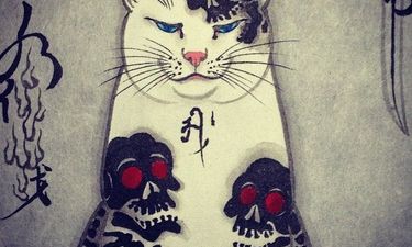 Adorable Tattooed Monmon Cats By Horitomo Tattoodo