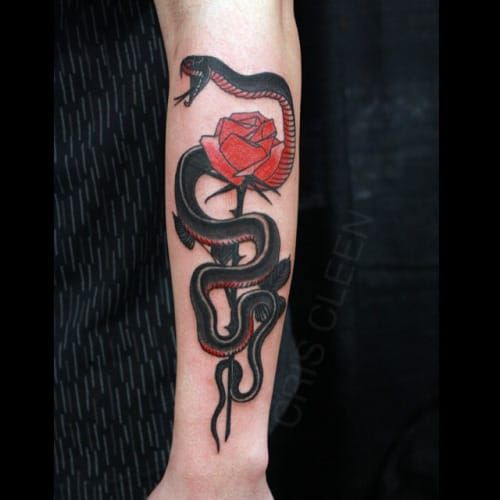 101 Best Snake And Rose Tattoo Ideas You Have To See To Believe  Outsons
