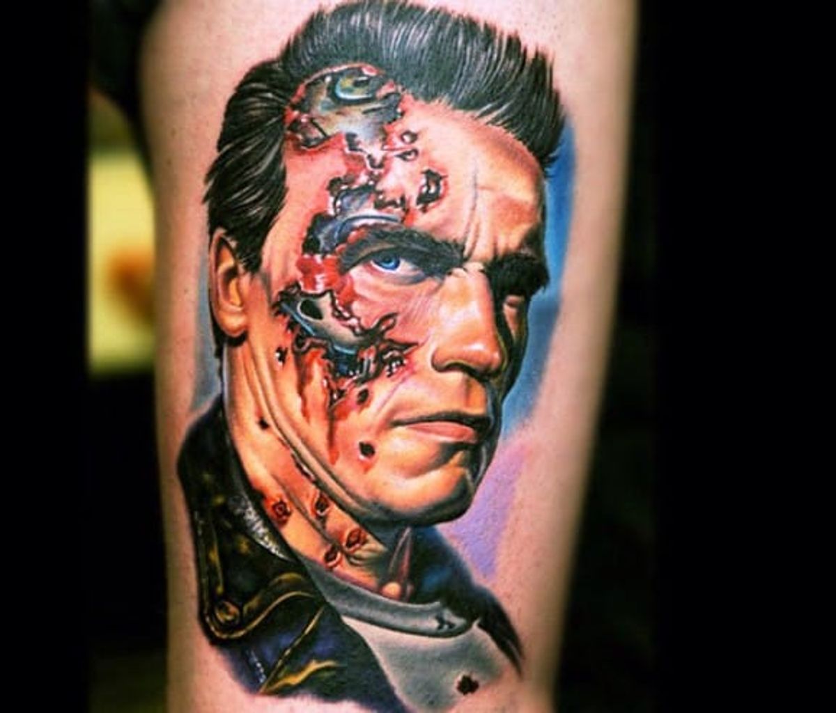 15 Brilliant Terminator Tattoos • Tattoodo