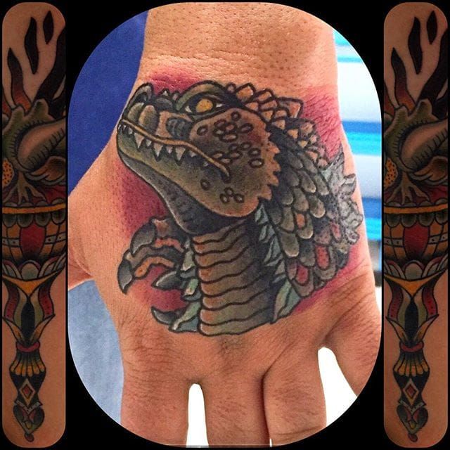 King of Monsters  Japanese tattoo Godzilla tattoo Japanese tattoo art