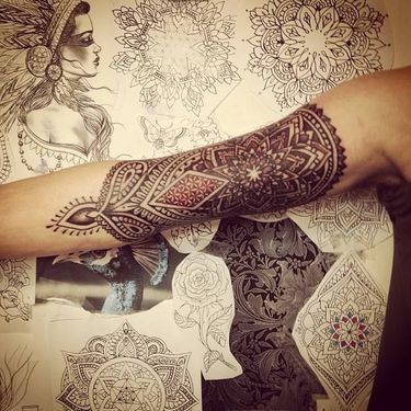 Mehndi Inspired Tattoos Tattoodo