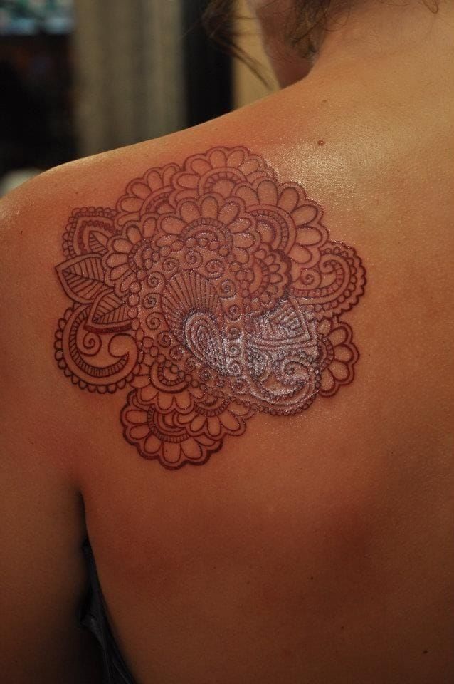 Mehndi tattoo