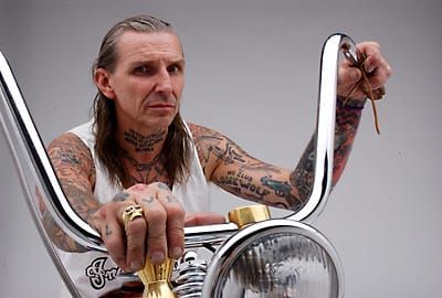 RIP Indian Larry  Indian larry motorcycles Neck tattoo Larry tattoos