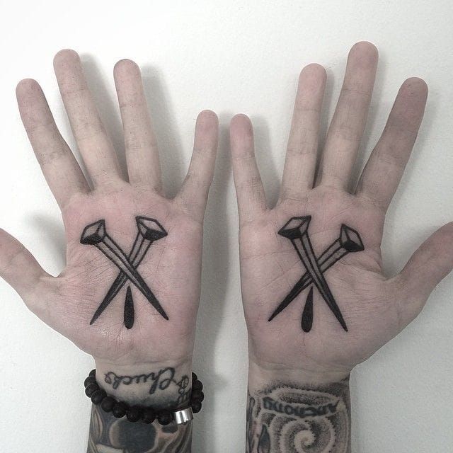 Sick palm tattoos by Bob Geerts!