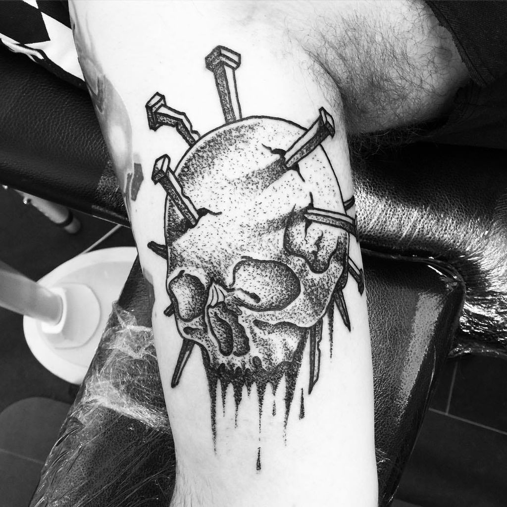 Another skull, by Steve Wade.
