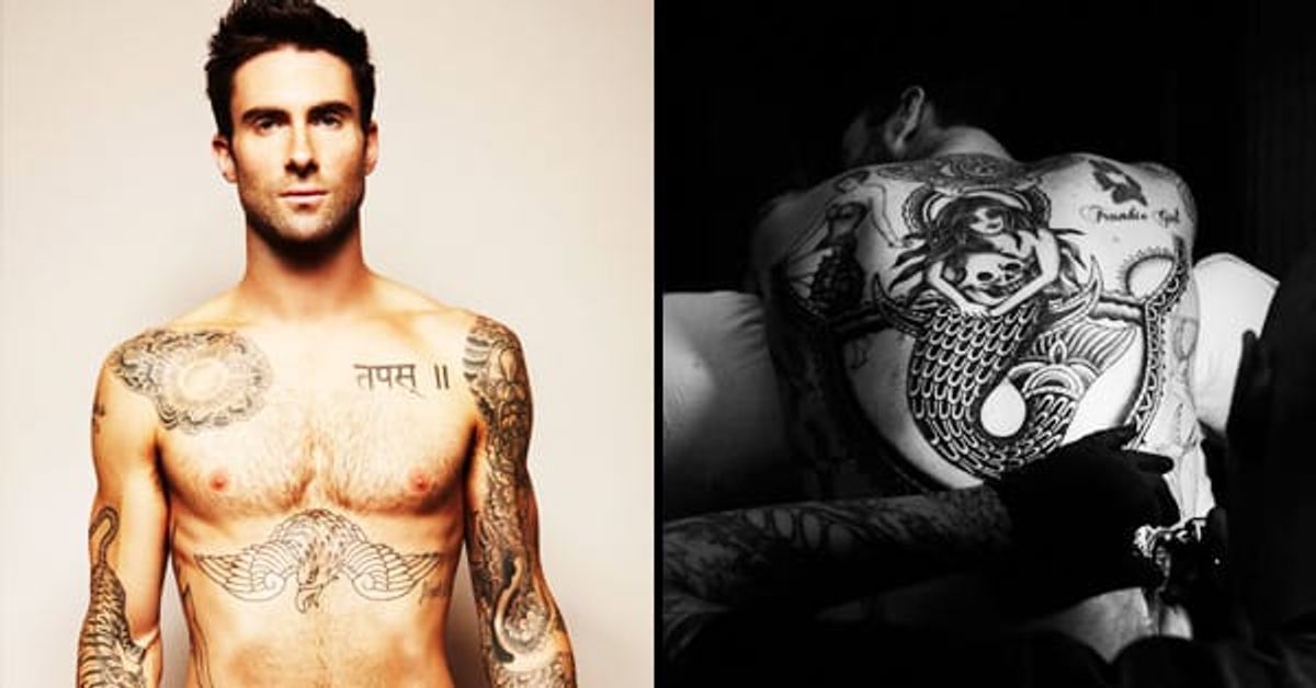 Maroon 5's Adam Levine Just Got a Giant Backpiece • Tattoodo Maroon 5's Adam Levine Just Got a Giant Backpiece • Tattoodo