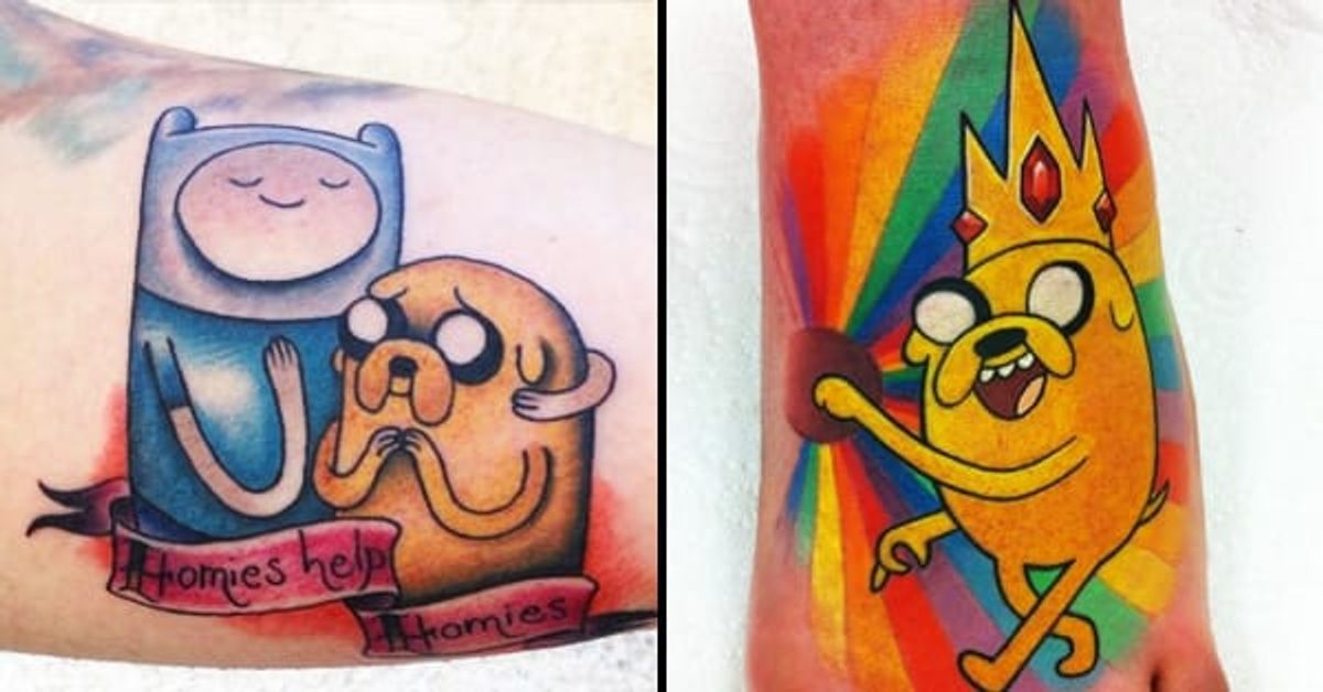 Adventure Time Character Tattoos - wide 5