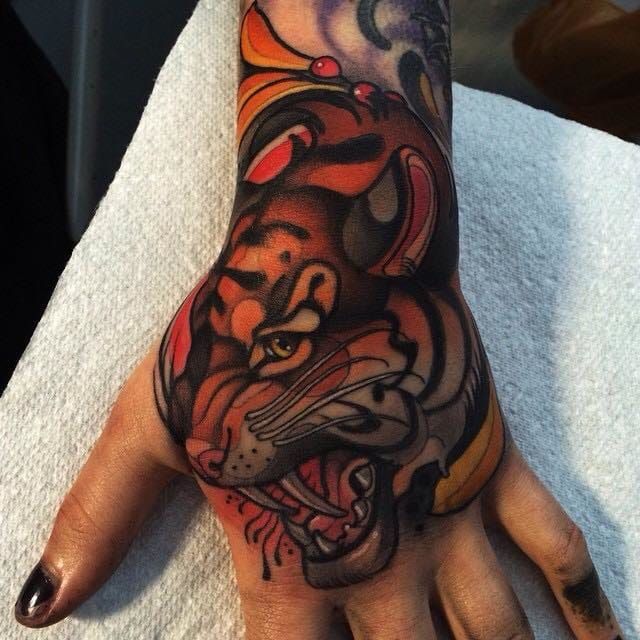 43 Best Tiger hand tattoo ideas  tiger hand tattoo tiger tattoo sleeve  tattoos